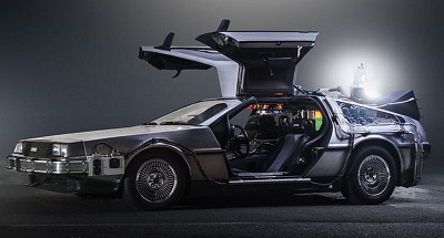 DeLorean car from Back to the Future 