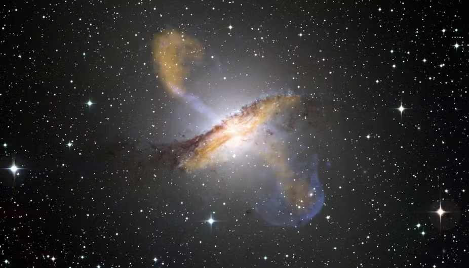 Artist's impression of the galaxy 