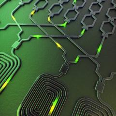 Artist illustration of the chip