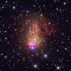 A Starburst with the Prospect of Gravitational Waves. Image courtesy NASA
