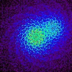 A simulated image of what the TOLIMAN telescope will see as it scans the stars for the potential for life.